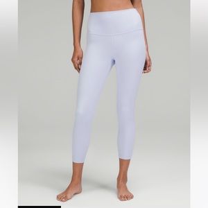 Lululemon align high rise, 23 inch crop in pastel blue NWT